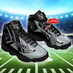 Las Vegas Raiders Personalized AJD13 Sneakers BG175