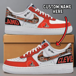 Cleveland Browns Personalized AF1-1 Shoes AF1S009