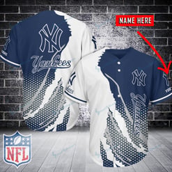 New York Yankees Personalized Baseball Jersey BG301