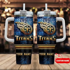 Tennessee Titans Personalized Limited Edition Sport Fan Gift 40oz Tumbler AZC40OZT109