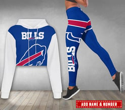 Buffalo Bills Personalized Combo Croptop Hoodie And Leggings AZCLG131+AZC2CHD131