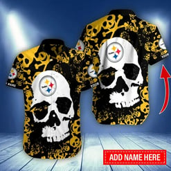 Pittsburgh Steelers Personalized Button Shirt BB999