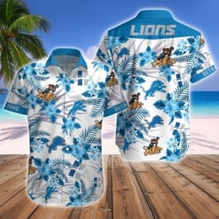 Detroit Lions Button Shirts BG235