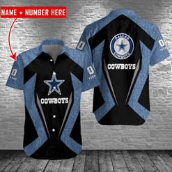 Dallas Cowboys Personalized Button Shirt BB707