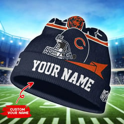 Chicago Bears Personalized Wool Beanie 182