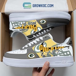 Green Bay Packers Personalized Colorful AF1-1 Shoes AF1CS014