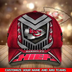 Kansas City Chiefs Personalized Classic Cap BG776