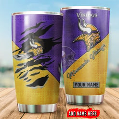 Minnesota Vikings Personalized Tumbler BGTUM689