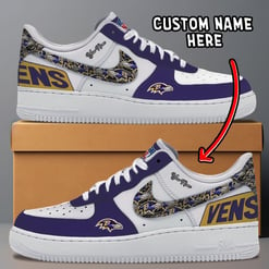 Baltimore Ravens Personalized AF1-1 Shoes AF1S004