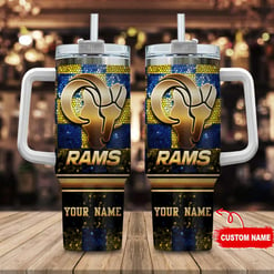 Los Angeles Rams Personalized Limited Edition Sport Fan Gift 40oz Tumbler AZC40OZT097