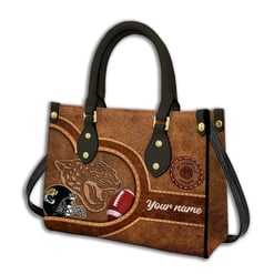 Jacksonville Jaguars Personalized Leather Hand Bag BBLTHB614