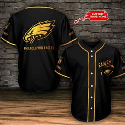 Philadelphia Eagles Personalized Baseball Jersey BG800