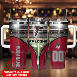 Atlanta Falcons Personalized Limited Edition Sport Fan Gift 40oz Tumbler AZC40OZT112