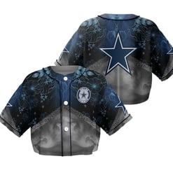 Dallas Cowboys Crop Top Baseball Jersey 88