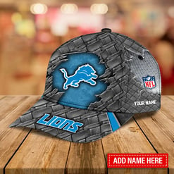 Detroit Lions Personalized Classic Cap AZCCAP065