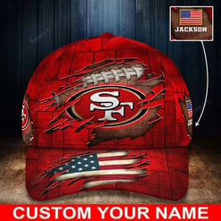 San Francisco 49ers Personalized Classic Cap BG234