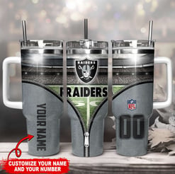 Las Vegas Raiders Personalized Limited Edition Sport Fan Gift 40oz Tumbler AZC40OZT127