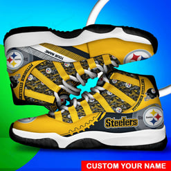 Pittsburgh Steelers Personalized AJD11 Sneakers BG175