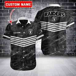 Las Vegas Raiders Personalized Button Shirt BB972