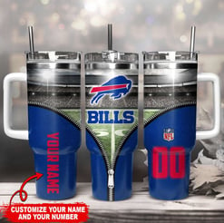 Buffalo Bills Personalized Limited Edition Sport Fan Gift 40oz Tumbler AZC40OZT114