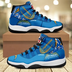 Los Angeles Chargers Personalized AJD11 Sneakers BG201