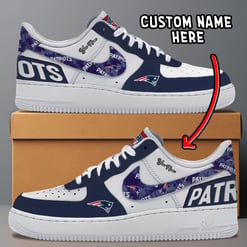 New England Patriots Personalized AF1-1 Shoes AF1S023