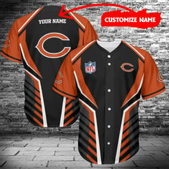 Chicago Bears Personalized Baseball Jersey 467