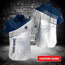 Dallas Cowboys Personalized Button Shirt BB159