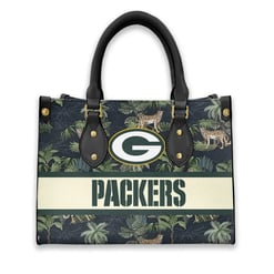 Green Bay Packers Leather Hand Bag BBLTHB686