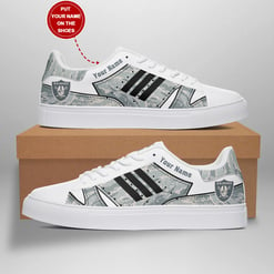 Las Vegas Raiders Personalized SS Custom Sneakers BG291