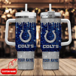 Indianapolis Colts Personalized Limited Edition Sport Fan Gift 40oz Tumbler AZC40OZT060