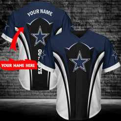 Dallas Cowboys Personalized Baseball Jersey 290