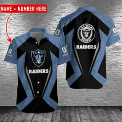 Las Vegas Raiders Personalized Button Shirt BB708