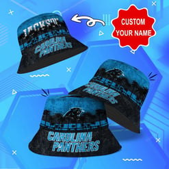 Carolina Panthers Personalized Bucket Hat BG03