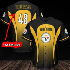 Pittsburgh Steelers Personalized Baseball Jersey 307