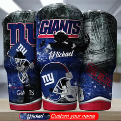 New York Giants Personalized Tumbler BG332