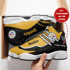 Pittsburgh Steelers Personalized AJD13 Sneakers BG19