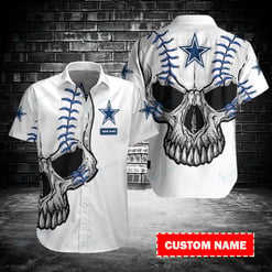 Dallas Cowboys Personalized Button Shirt BB073