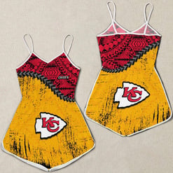 Kansas City Chiefs Women Romper Jumpsuit 3D Printed S031