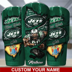 New York Jets Personalized Tumbler BG244