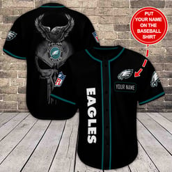 Philadelphia Eagles Personalized Baseball Jersey Shirt 101