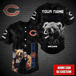 Chicago Bears Personalized Baseball Jersey BG353