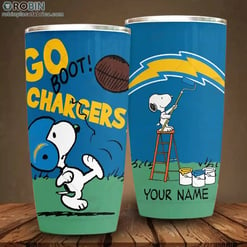 Los Angeles Chargers Personalized Tumbler BG596