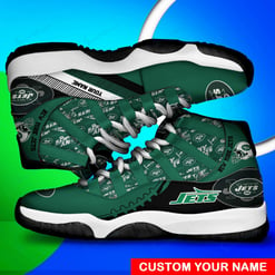 New York Jets Personalized AJD11 Sneakers BG172