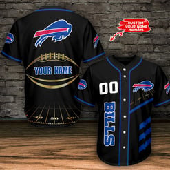 Buffalo Bills Personalized Baseball Jersey BG521