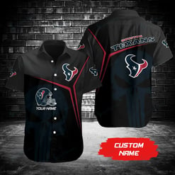 Houston Texans Personalized Button Shirt BB001