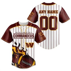 Washington Commanders Personalized Baseball Jersey BG758