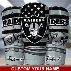 Las Vegas Raiders Personalized Tumbler BG53