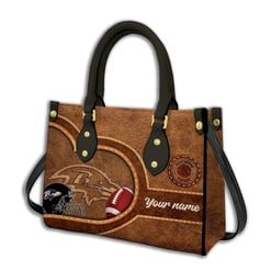 Baltimore Ravens Personalized Leather Hand Bag BBLTHB602