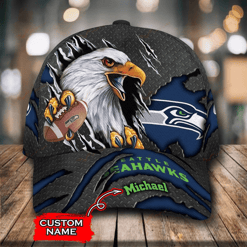 Seattle Seahawks Personalized Classic Cap BB592